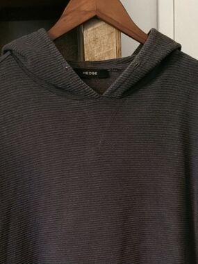 Hedge Ribbed Pullover - Charcoal Gray